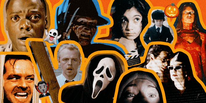 Halloween movie collage